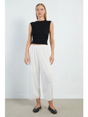 FullaModa Beli Lastikli Astar Pantolon