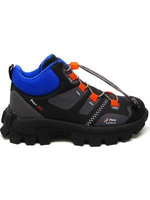 Promax Unisex Çocuk Spor Bot Siyah Saks Mavi PRMX-1794