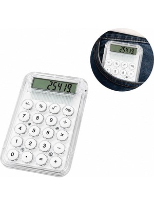 Motto Ticaret PM-25419 Beyaz Mini Hesap Makinesi