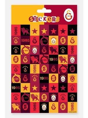 Galatasaray Sticker Seti Ikonik - Lisanslı Orijinal