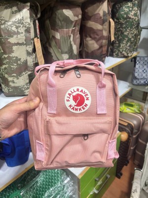 Pazarvia Shop Kanvas Küçük Sırt Çantası