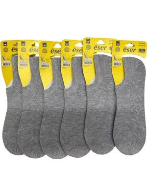 Eser Çorap 6 Çift Erkek Pamuklu Kısa Çorap Gri – Sneakers ve Spor Ayakkabı Çorabı
