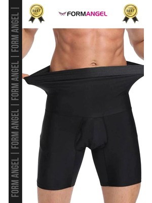 Form Angel 6013 Erkek Yüksek Bel Boxer Korse Tekli
