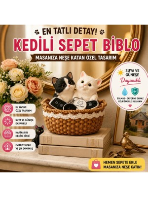 Kayra Aura Kedili Sepet Biblo