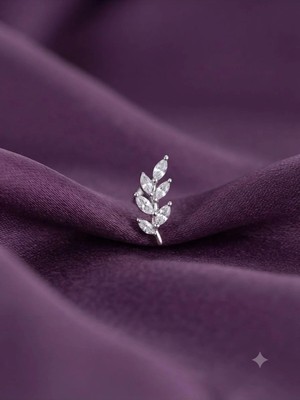 Aurelia - Zirkon Taşlı Tragus Helix Lobe Conch Rook Cerrahi Çelik Piercing