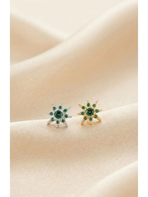 Cosmic Star Piercing Tragus Kulak Arkası Toplu Gold Silver