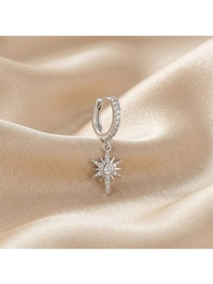 İnky Inky Dream Seeker - Zirkon Taşlı Halka Tragus Helix Lobe Conch Rook Cerrahi Çelik Piercing