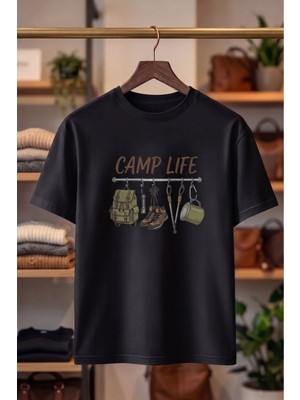 Afc Studio Unisex Regular Fit %100 Pamuk Bisiklet Yaka Premium Baskı Tişört