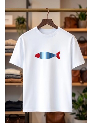 Afc Studio Unisex Regular Fit %100 Pamuk Bisiklet Yaka Premium Baskı Tişört