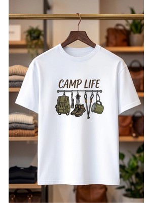 Afc Studio Unisex Regular Fit %100 Pamuk Bisiklet Yaka Premium Baskı Tişört