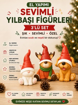 Kayra Aura Sevimli Noel Hayvanları
