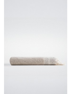 Ecocotton Ramina Bej %100 Organik Pamuk Kenevir Kadın Banyo Havlusu