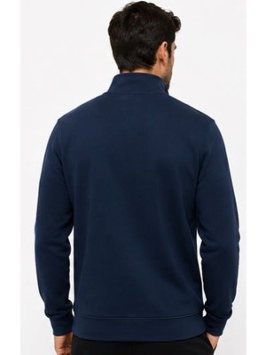 Lacoste Fermuar Yaka Regular Fit Indigo