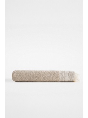 Ecocotton Ramina Bej %100 Organik Pamuk Kenevir Erkek Banyo Havlusu