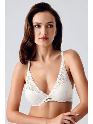 Orkide New Bra 33-8345 Güpürlü Destekli Sütyen