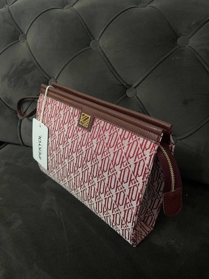 Pazarvia Shop Clutch Monogram Çanta