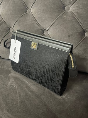 Pazarvia Shop Clutch Monogram Çanta