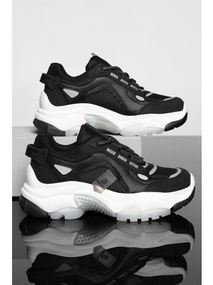 Dark Seer Kadın Siyah Sneaker Spor Ayakkabı 2026 - DS Linda