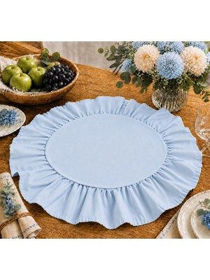 Şah Textile Design Sık Fırfırlı Amerikan Servis 2li Set