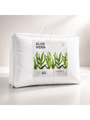 Çift Kişilik Basic Aloe Vera Yorgan 195 * 215 - Cilt Dostu Uyku Beyaz 195 x 215