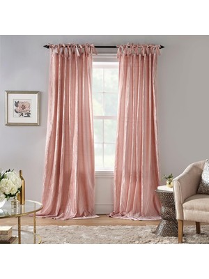 Elrene Home Fashions Korena Perde Katlamalı Kadife, Rustik Tarz, Oturma Odası Veya Yatak Odası I�