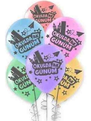 Mutlu Anılar Partievi Okulda Ilk Günüm ve Back To School Balon