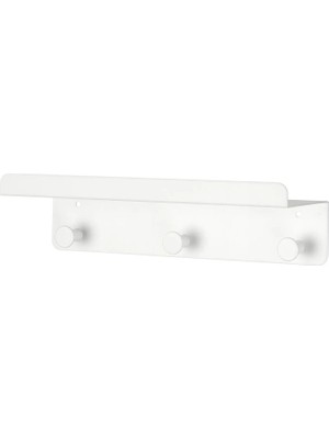 Ikea Enudden Duvar Askısı , Beyaz, 30X8 cm