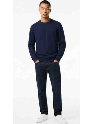 Lacoste Bisiklet Yaka Regular Fit Lacivert