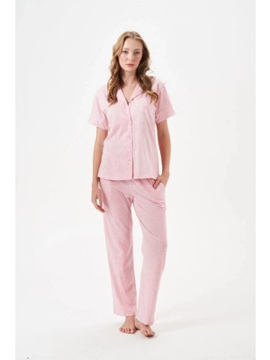 SS Home Concept Pjs 29033 Kadın Düğmeli Pijama Takım