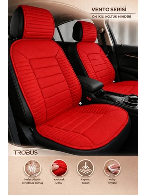 Trobus Audi A3 2003 2004 2005 2006 2007 2008 2009 2010 2011 Uyumlu Kırmızı Nergis Serisi Ortopedik Tay Tüyü