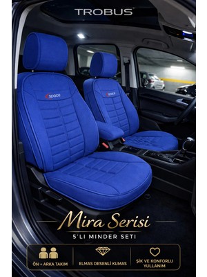 Trobus Kia Ceed 2006 2007 2008 2009 2010 2011 2012 Uyumlu Mavi Nergis Serisi Ortopedik Tay Tüyü 2+1 Ticari