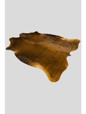 Nuance Atelier Home Doğal Dana Derisi Halı - Siyah Beyaz Doğal Desen - 175 x 205 cm