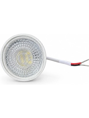 Techora Sale 1 Adet Noas YL28 5007 220V Mercekli LED Çanak Ampul 4000K Ilık Beyaz