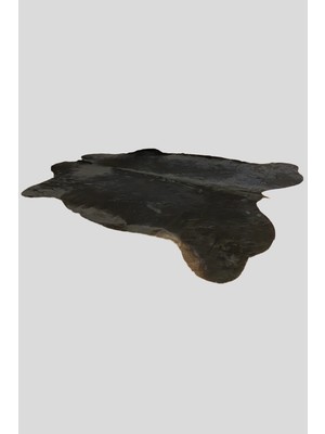 Nuance Atelier Home Doğal Dana Derisi Halı - Siyah Doğal Desen - 195 x 215 cm