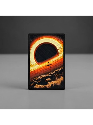 Saes Labs Interstellar Yıldızlararası Karadelik 3D Magnet 6×9 cm
