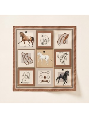 Ayza Dişil Mührü Yaban Ruhun Dengesi Fular 70X70CM