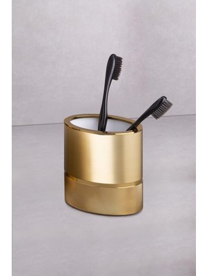 Esranın Dünyası System Tezgah Üstü Mat Gold Diş Fırçalığı