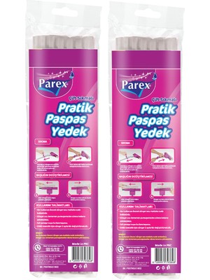 Esranın Dünyası Parex Pratik Paspas Çift Sıkmalı Yedek 2'li Paket