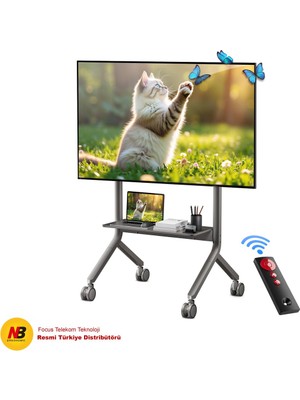 Esranın Dünyası Nb Ergonomıc North Bayou Nb P150 Motorlu - Kumandalı 75-90" Profesyonel Tv Standı