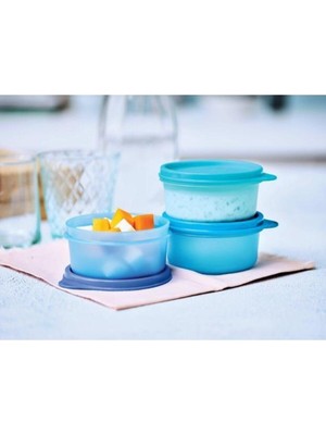 Esranın Dünyası Tupperware Mavi Şeker Üçüzler Saklama Kapları