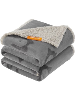 Esranın Dünyası Feandrea Su Geçirmez Köpek Örtüsü, Sherpa Polar Evcil Hayvan Örtüsü, Orta ve Büyük Köpekler Için, Kediler, 152 x 127 Cm, Xl, Makinede Yıkanabilir, Çift Taraflı Koltuk Kılıfı, Gri PPB060G01