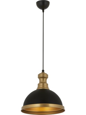 Esranın Dünyası Avonni Siyah Kaplama Modern Avize E27 Metal 29CM
