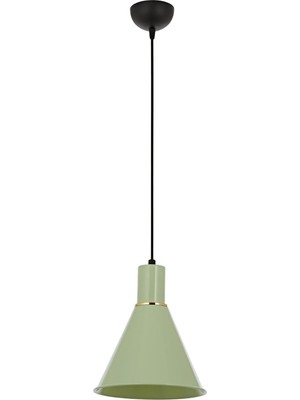 Esranın Dünyası Avonni AV-4106-M22-GREEN Yeşil Boyalı Modern Avize E27 Metal 20CM