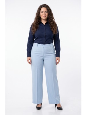 Kadın Kumaş Pantolon Korsaj Bel Klasik BGL-ST01364