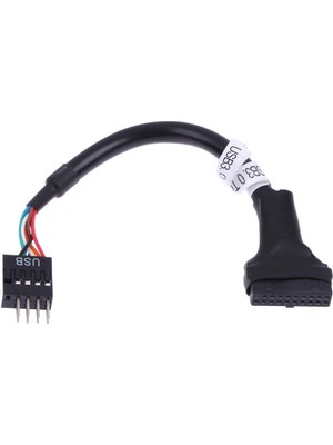 Esranın Dünyası Alfais 5026 19-20 Pin USB 3.0 To 9 USB 2.0 Çevirici Dönüştürücü Adaptör Kablosu