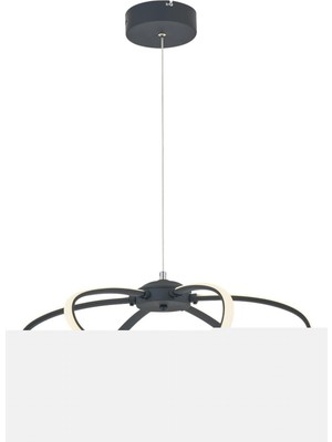 Esranın Dünyası Avonni AV-4357-3GR Gri Metal Modern Avize