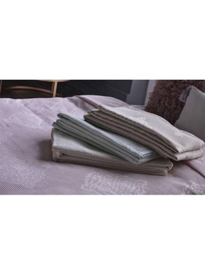 Esranın Dünyası Doqu Home Spring Pamuklu Yazlık Pike Çift Kişilik 200X220 Pembe