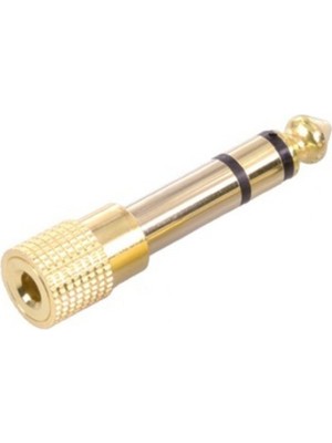 Esranın Dünyası Alfais 4458 6.3 mm Erkek To 3.5 mm Dişi Çevirici Dönüştürücü Jack Adaptörü