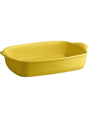 Esranın Dünyası Emile Henry Fırın Kabı Dikdörtgen 36 x 23,5 cm Mat Sarı/provence Yellow