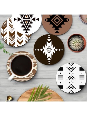 Esranın Dünyası Kututr Kupaaltı – Tribal Desenler (6'lı Set) BRD-016